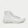 Saint Laurent Malibu Canvas Blacn Optique High Top Sneakers