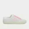 Saint Laurent Court Classic SL/06 Suede Blanc Optique Low Top Sneakers