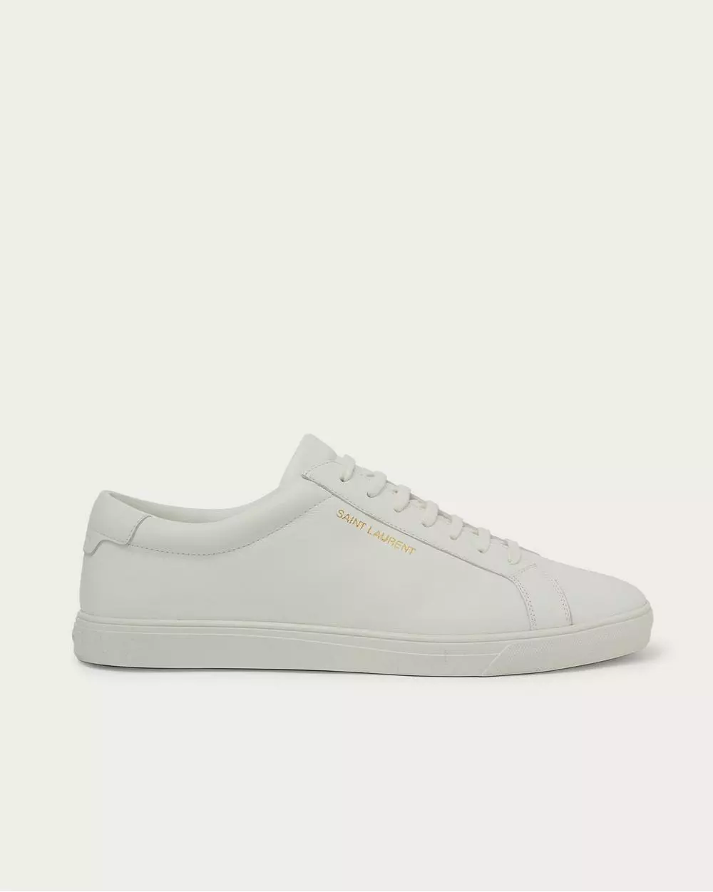 Saint Laurent Andy Moon Leather White Low Top Sneakers 3 Saint Laurent Andy Moon Leather White Low Top Sneakers