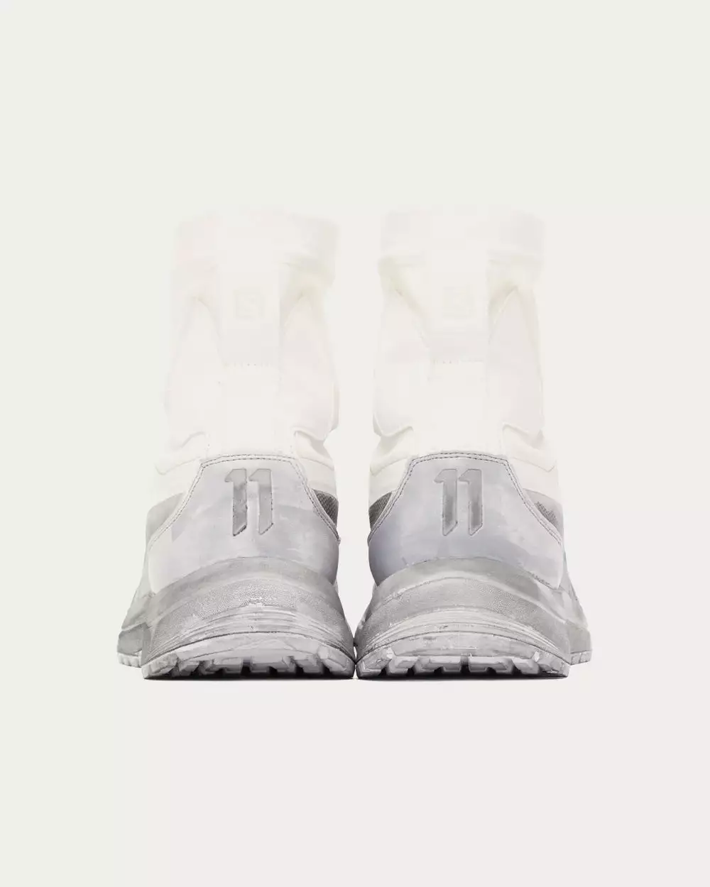 Salomon X 11 By Boris Bidjan Saberi Bamba 2 White / Grey High Top Sneakers 6 Salomon X 11 By Boris Bidjan Saberi Bamba 2 White / Grey High Top Sneakers - Image 4