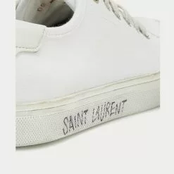 Saint Laurent Malibu Canvas Blanc Optique Low Top Sneakers -Salomon Shop 3b6fd539036b6c0dc6510f2501625498