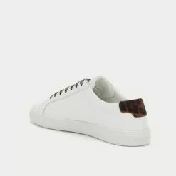 Saint Laurent Andy Leather White Low Top Sneakers -Salomon Shop 4fd0f84e497ace5fb33d3154caef7db2