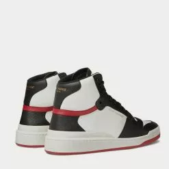 Saint Laurent Leather High-Top Black High Top Sneakers -Salomon Shop 5a7d59cd5c3c45f7d17ea6d171ad5d1e