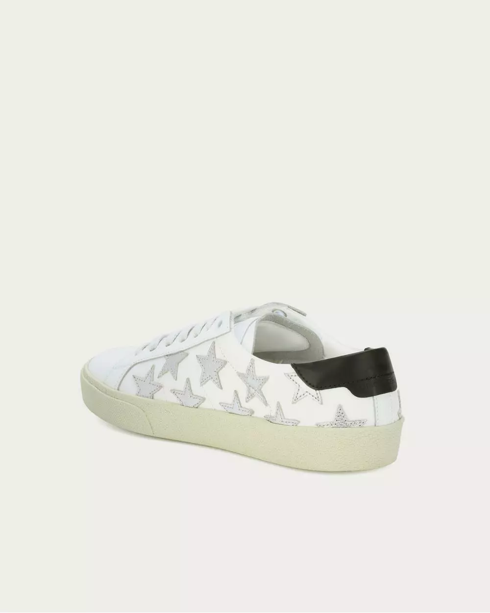 Saint Laurent SL/06 Court Classic Leather Blanc Optique Low Top Sneakers 5 Saint Laurent SL/06 Court Classic Leather Blanc Optique Low Top Sneakers - Image 3