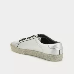 Saint Laurent Court Classic SL/06 Leather Silver Low Top Sneakers 7 Saint Laurent Court Classic SL/06 Leather Silver Low Top Sneakers -Salomon Shop 6d31a4fde33753bf3ce425faf24560f6