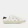 Saint Laurent SL/06 Court Classic Leather Blanc Optique Low Top Sneakers