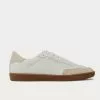 Saint Laurent SL/10 Suede-Trimmed Perforated Leather White Low Top Sneakers -Salomon Shop 8952b144d074f3bb54162a254f13ec74