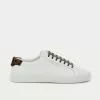 Saint Laurent Andy Leather White Low Top Sneakers