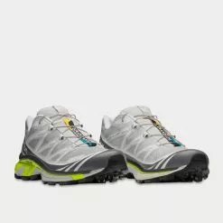Salomon XT-6 Advanced Lunar Rock / Quiet Shade / Safety Yellow Low Top Sneakers -Salomon Shop SALOMONXT 6ADVANCED Lunarrock quietshade safetyyellow low top sneakers 3