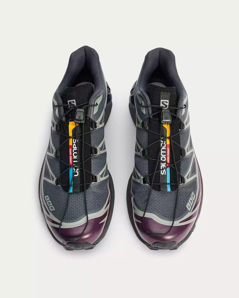 Salomon XT-6 Ebony / Maverick / Evening Blue Low Top Sneakers 4 Salomon XT-6 Ebony / Maverick / Evening Blue Low Top Sneakers - Image 2