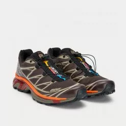 Salomon XT-6 Advanced Brown Running Trainers -Salomon Shop Saloman XT 6 Brown Sneakers 3