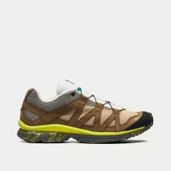 Salomon X The Broken Arm Trail Pro Chinchilla / Teak / Acid Lime Low Top Sneakers