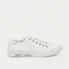 Saint Laurent Malibu Canvas Blanc Optique Low Top Sneakers