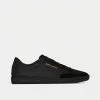 Saint Laurent SL/10 Court Classic Perforated & Smooth Leather Black Low Top Sneakers