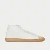 Saint Laurent Court Classic Sl/39 Grained Leather Ivory Mid Top Sneakers 1 Saint Laurent Court Classic Sl/39 Grained Leather Ivory Mid Top Sneakers -Salomon Shop saint laurent COURTCLASSICSL 39MID TOPSNEAKERSINGRAINEDLEATHER ivory high top sneakers 1