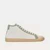 Saint Laurent SL/39 Court Classic Leather & Suede Blanc Optique / Paris Roof Mid Top Sneakers -Salomon Shop saint laurent COURTCLASSICSL 39SNEAKERSINLEATHERANDSUEDE BLANCOPTIQUEANDPARISROOF high top sneakers 1