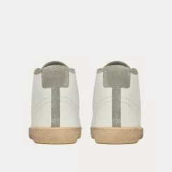 Saint Laurent SL/39 Court Classic Leather & Suede Blanc Optique / Paris Roof Mid Top Sneakers -Salomon Shop saint laurent COURTCLASSICSL 39SNEAKERSINLEATHERANDSUEDE BLANCOPTIQUEANDPARISROOF high top sneakers 4