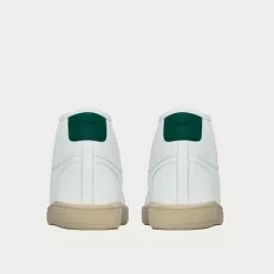 Saint Laurent SL 39 Optic White / Dark Basil High Top Sneakers -Salomon Shop saint laurent SL39MID TOPSNEAKERSINSMOOTHLEATHER high top sneakers 4
