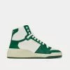 Saint Laurent SL/24 Smooth & Perforated Leather White / Dark Green High Top Sneakers -Salomon Shop saint laurent SL 24MID TOPSNEAKERSINSMOOTHANDPERFORATEDLEATHER white dark green high top sneakers 1 44fd5516 08c5 456a 82ef b479ab04a973