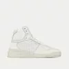 Saint Laurent SL/24 Used Look Perforated Leather Optic White Mid Top Sneakers -Salomon Shop saint laurent SL 24MID TOPSNEAKERSINUSED LOOKPERFORATEDLEATHER optic white high top sneakers 1