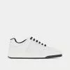Saint Laurent SL/61 Grained Leather Blanc Optique Low Top Sneakers -Salomon Shop saint laurent SL 61LOW TOPSNEAKERSINGRAINEDLEATHER BLANCOPTIQUE low top sneakers 1