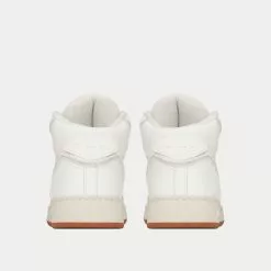 Saint Laurent SL/80 Smooth & Grained Leather Blanc Mid Top Sneakers -Salomon Shop saint laurent SL 80MID TOPSNEAKERSINSMOOTHANDGRAINEDLEATHER high top sneakers 4 9d487da0 0eeb 49ba b485 aa97d4b587db