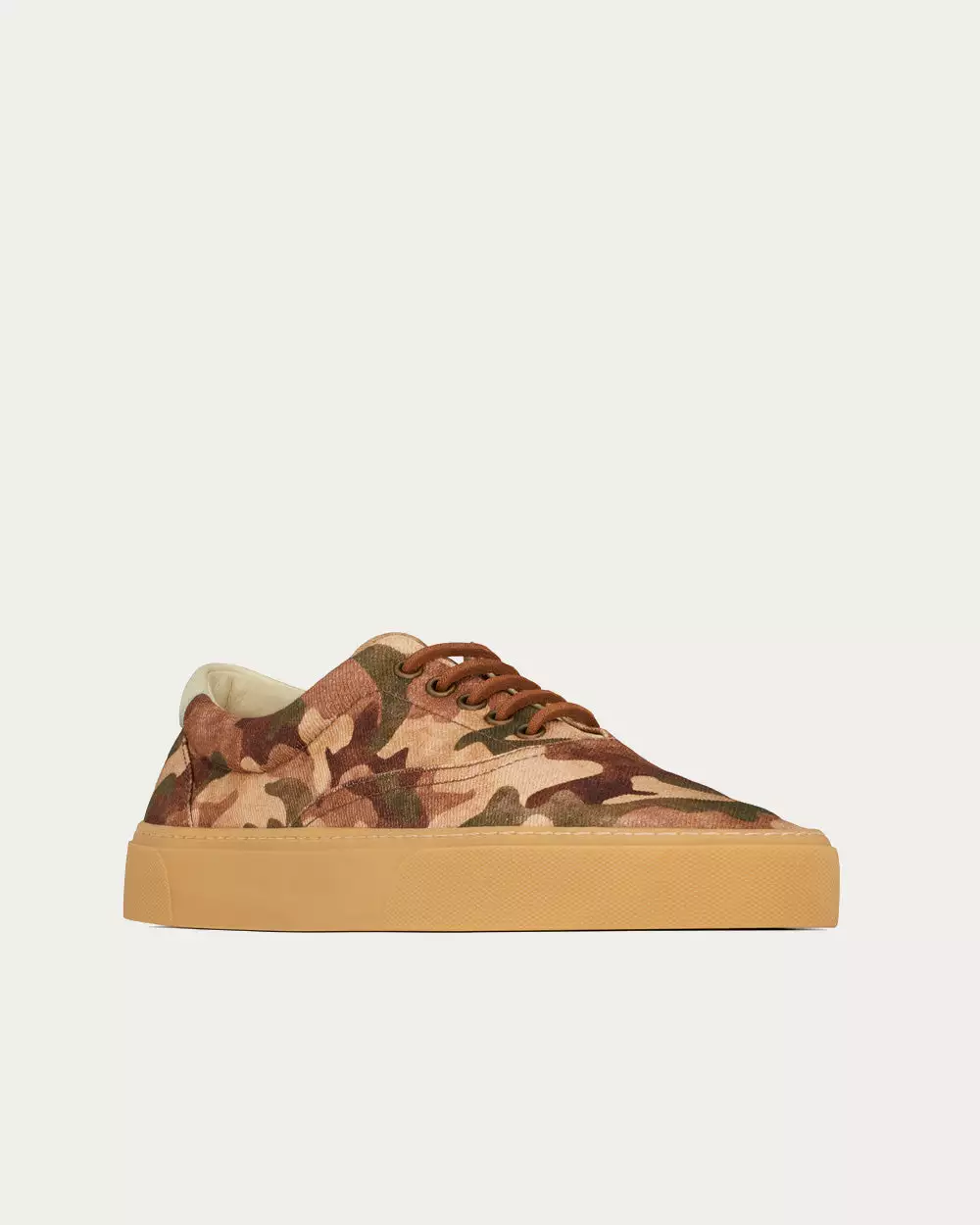Saint Laurent Venice Camouflage Print Canvas Militaire Slip On Sneakers 5 Saint Laurent Venice Camouflage Print Canvas Militaire Slip On Sneakers - Image 3
