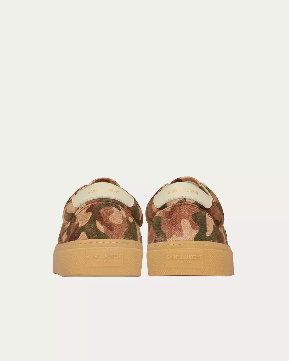 Saint Laurent Venice Camouflage Print Canvas Militaire Slip On Sneakers 6 Saint Laurent Venice Camouflage Print Canvas Militaire Slip On Sneakers - Image 4