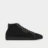 Saint Laurent Court Classic Sl/39 Canvas And Leather Black High Top Sneakers 1 Saint Laurent Court Classic Sl/39 Canvas And Leather Black High Top Sneakers -Salomon Shop saint laurent black COURTCLASSICSL 39MID TOPSNEAKERSINCANVASANDLEATHER 1