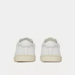 Saint Laurent SL/08 Smooth Leather Blanc Optique Low Top Sneakers -Salomon Shop saint laurent blanc optique SL 08LOW TOPSNEAKERSINSMOOTHLEATHER low top sneakers 4