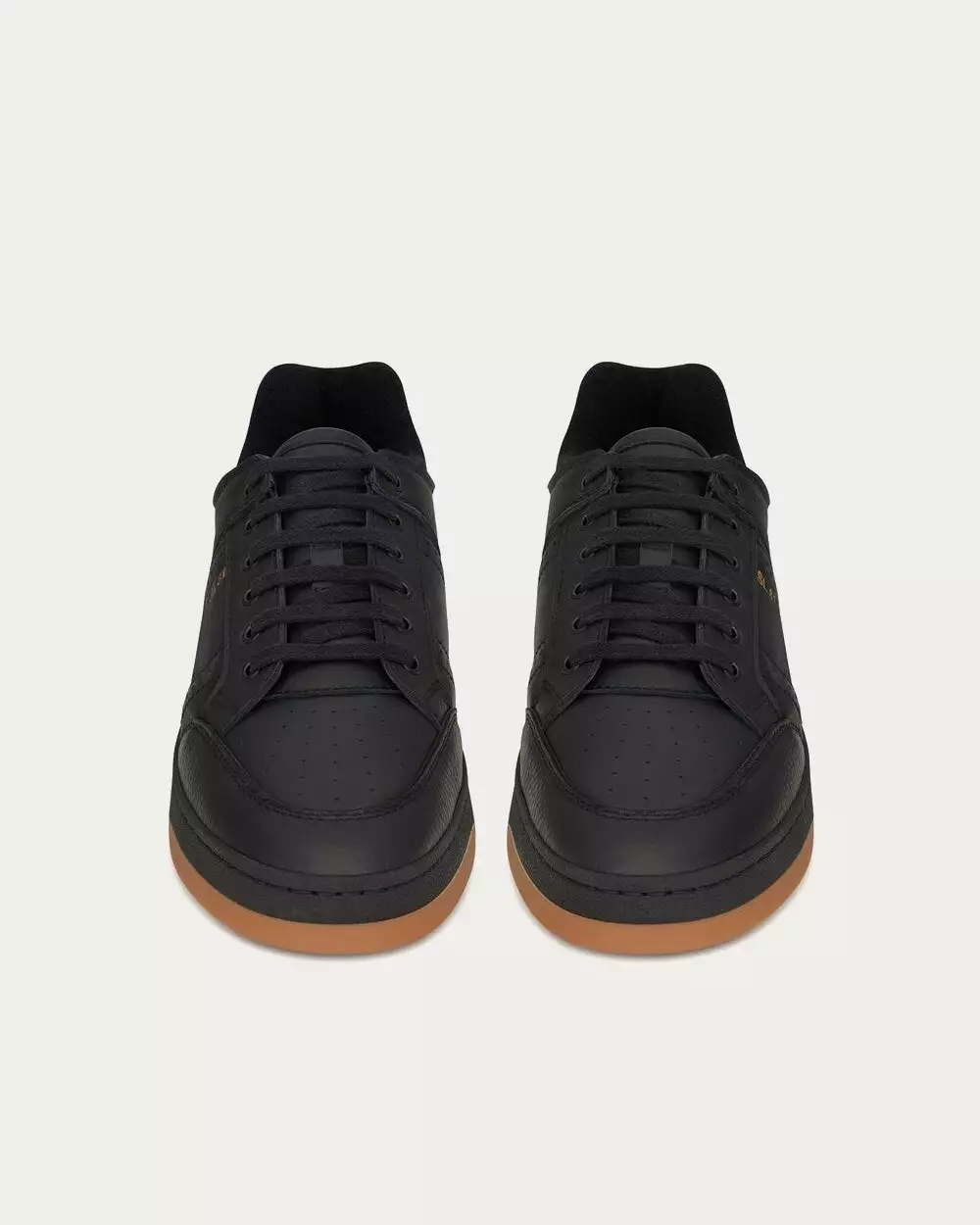 Saint Laurent SL/61 Grained Leather Noir Low Top Sneakers 4 Saint Laurent SL/61 Grained Leather Noir Low Top Sneakers - Image 2