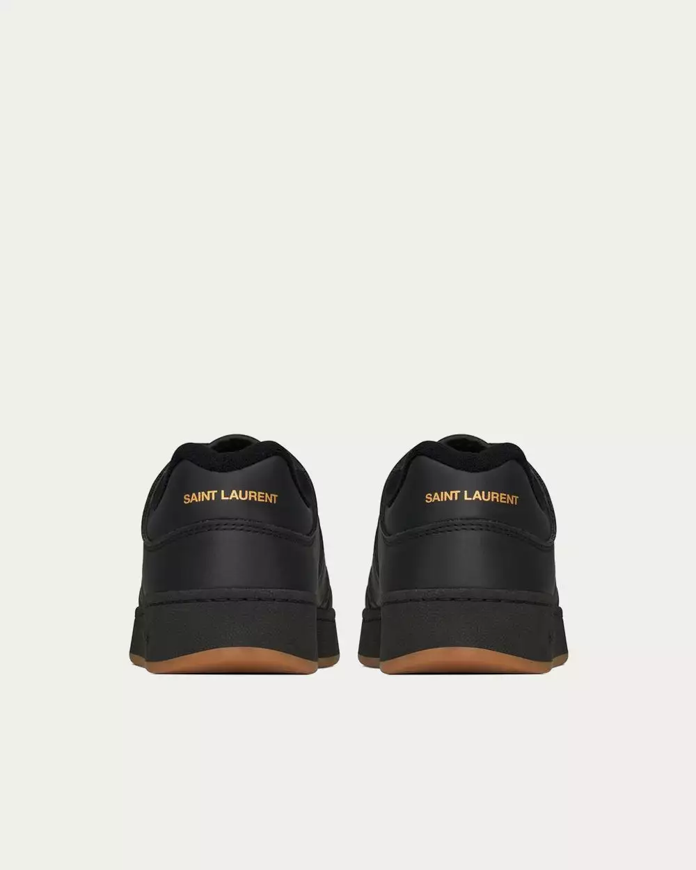 Saint Laurent SL/61 Grained Leather Noir Low Top Sneakers 5 Saint Laurent SL/61 Grained Leather Noir Low Top Sneakers - Image 3