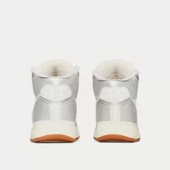 Saint Laurent SL/80 Smooth & Grained Leather Argent Et Blanc Optique Mid Top Sneakers -Salomon Shop saint laurent sl80 SMOOTHANDGRAINEDLEATHER ARGENTETBLANCOPTIQUE mid top sneakers 4 f59ad0a5 149c 4032 8167 3561ed5c31e4