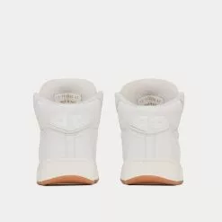 Saint Laurent SL/80 Smooth & Grained Leather Vintage White Mid Top Sneakers -Salomon Shop saint laurent sl80 SMOOTHANDGRAINEDLEATHER vintage white mid top sneakers 4