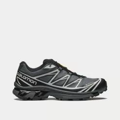 Salomon XT-6 Gore-Tex Black / Ebony / Lunar Rock Low Top Sneakers