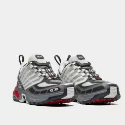 Salomon ACS Pro Advanced Lunar Rock / Quiet Shade / Goji Berry Low Top Sneakers -Salomon Shop salomon ACSPROADVANCED LunarRock QuietShade GojiBerry low top sneakers 3