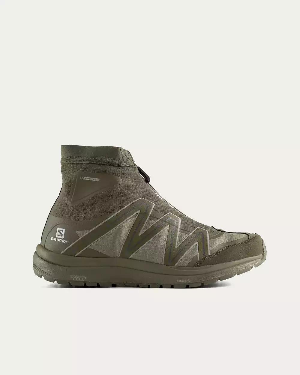 Salomon X And Wander Odyssey CSWP Khaki High Top Sneakers 3 Salomon X And Wander Odyssey CSWP Khaki High Top Sneakers