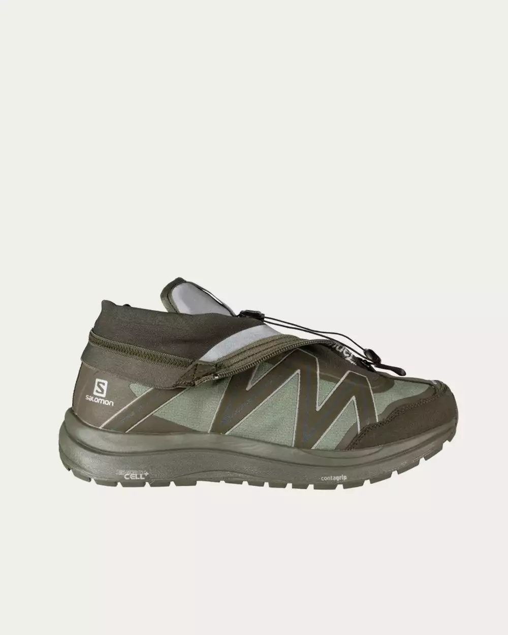Salomon X And Wander Odyssey CSWP Khaki High Top Sneakers 4 Salomon X And Wander Odyssey CSWP Khaki High Top Sneakers - Image 2