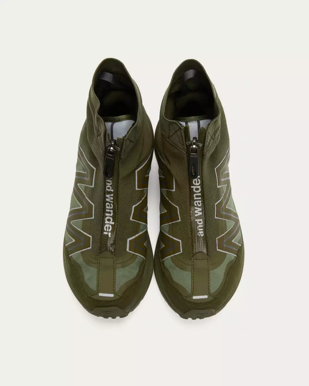 Salomon X And Wander Odyssey CSWP Khaki High Top Sneakers 5 Salomon X And Wander Odyssey CSWP Khaki High Top Sneakers - Image 3