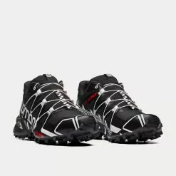 Salomon Speedcross Offroad Black / White / White Running Shoes -Salomon Shop salomon SPEEDCROSSOFFROAD black white low top sneakers 3