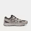 Salomon X-Mission 4 Suede Plum Kitten / Ashes Of Roses / Ftw Silver Low Top Sneakers -Salomon Shop salomon X MISSION4SUEDE PlumKitten AshesOfRoses FtwSilver low top sneakers 1