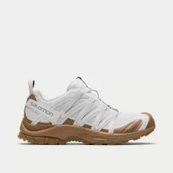 Salomon X Avnier XA Pro 3D White / Tobacco Brown / Black Low Top Sneakers