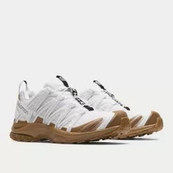 Salomon X Avnier XA Pro 3D White / Tobacco Brown / Black Low Top Sneakers -Salomon Shop salomon XAPro3DxAvnier White TobaccoBrown Black low top sneakers 3