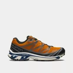 Salomon XT-6 Gore-Tex Utility Marmalade / Black / Navy Peony Low Top Sneakers