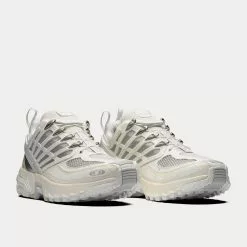 Salomon ACS Pro Advanced White / Vanilla Ice / Lunar Rock Low Top Sneakers -Salomon Shop salomon acs pro advanced White VanillaIce LunarRock low top sneakers 3