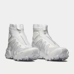 Salomon Snowcross White / White / Lunar Rock High Top Sneakers -Salomon Shop salomon snowcross White White LunarRock high top sneakers 3