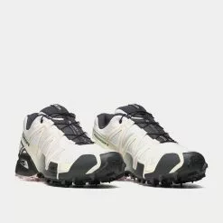 Salomon Speedcross 3 White / Ebony / Cradle Pink Low Top Sneakers -Salomon Shop salomon speedcross 3 White Ebony CradlePink low top sneakers 3