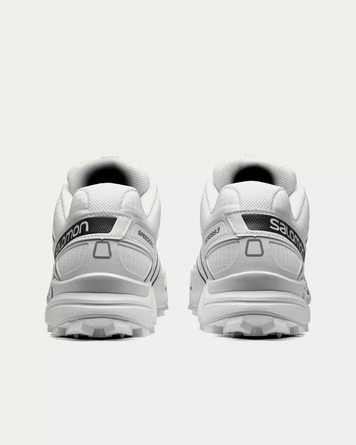 Salomon Speedcross 3 White / White / Alloy Running Shoes 6 Salomon Speedcross 3 White / White / Alloy Running Shoes - Image 4