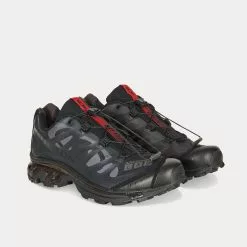 Salomon X Slam Jam XT-4 Black Low Top Sneakers -Salomon Shop salomon x slam jam XT 4 Strata low top sneakers 4