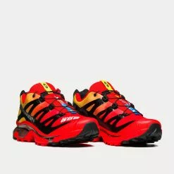 Salomon XT-4 OG Fiery Red / Black / Empire Yellow Low Top Sneakers -Salomon Shop salomon xt 4 og FieryRed Black EmpireYellow low top sneakers 3